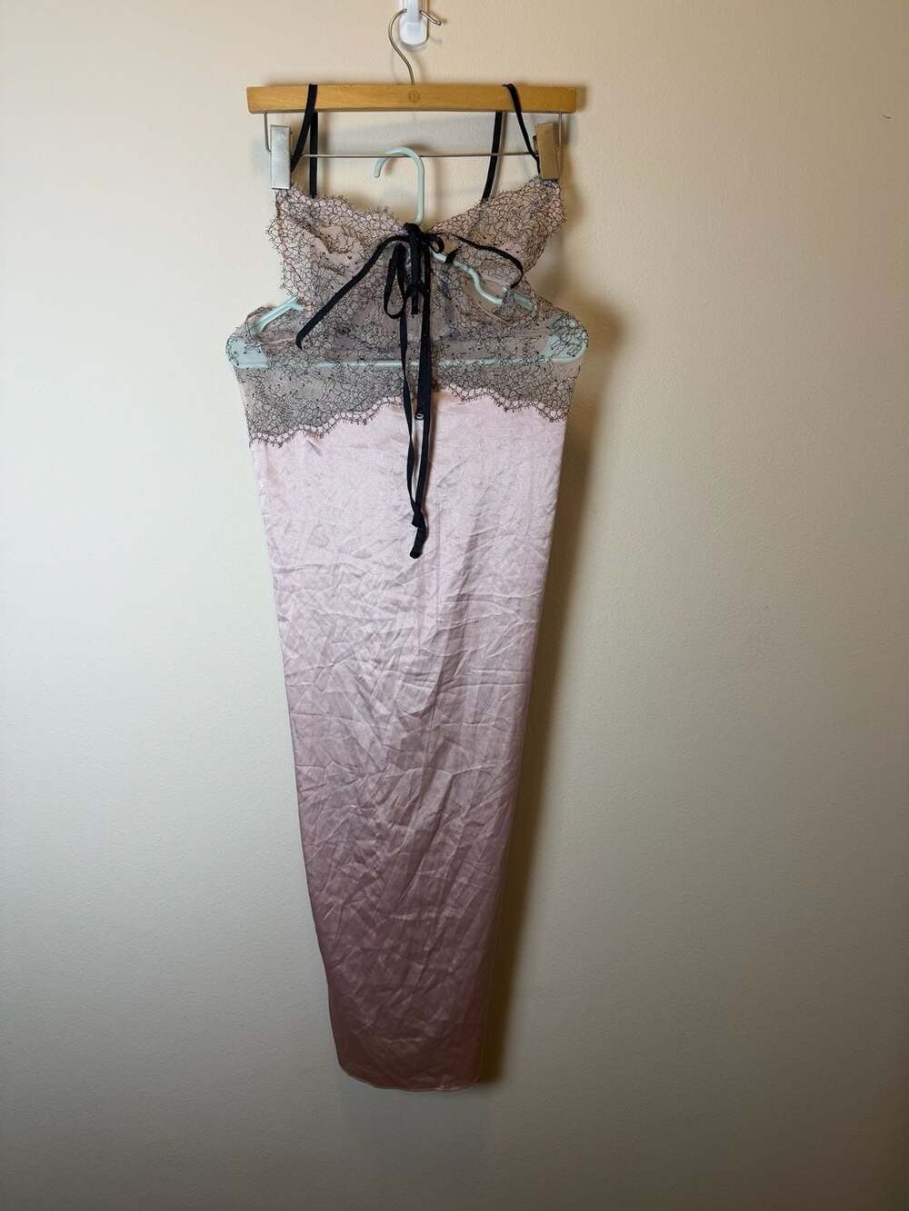 Victoria's Secret Slip Dress Size M Pink Satin